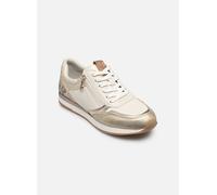 Tamaris Plateausneaker Damen – vegan, Lederimitat/Textil, Animal-Print, Kontrastdetails, Gr. 39