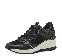 Tamaris Damen Slipper, Frauen Slip On,Wechselfußbett,schluepfschuhe,Slip-ons,Freizeitschuhe,modisch,Slipper,Mokassins,Halbschuhe,Black,41 EU