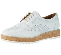 Tamaris 23706, Damen Brogue Schnürhalbschuhe, Weiß (Offwhite 109), 40 EU (6.5 Damen UK)