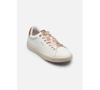 Plateausneaker TAMARIS, Damen, Gr. 37, sanftes weiß geblümt, Lederimitat, kontrastfarbene Details, Schuhe Plateausneaker, Freizeitschuh, Halbschuh, Schnürer in veganer Verarbeitung (33966006-37)