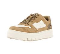 Tamaris Damenschuhe Sportliche Schnürer LEOPARD COMB - Gr. - 37