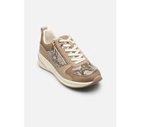 Tamaris Damen Low-Top Sneaker, Frauen Sneaker,Wechselfußbett | 1-23754-45 - Schnürung, Easy In, herausnehmbares Fußbett, Keilabsatz 5 cm