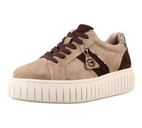 Tamaris Damenschuhe Sportliche Schnürer TAUPE COMB TAUPE COMB - Gr. - 38