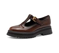 Tamaris Slipper MUSCAT Damen Braun Klettverschluss Größe 36