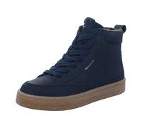 Tamaris Damen Boots Leder | 1-25203-45 - Reißverschluss & Schnürung, COMFORT-Lining, herausnehmbares Fußbett, flache Sohle
