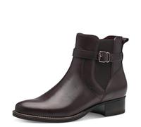 Tamaris Damen Chelsea Boots Leder Blockabsatz