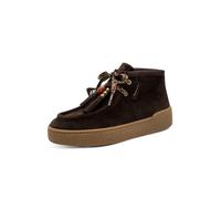 Tamaris 25406/47 Mocca Größe EU 42 | Boho-Style trifft Wohlfühlkomfort: Tamaris High Sneaker aus weichem Veloursleder mit 4,5-cm-Sohle.