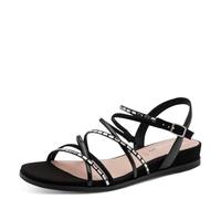 Tamaris 28103 42 | Die TAMARIS Damen Sandale aus einem bequemen Materialmix aus Textil und Synthetik ist der ideale Begleiter für den Sommer.