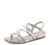 Tamaris 28103 42 | Die TAMARIS Damen Sandale aus einem bequemen Materialmix aus Textil und Synthetik ist der ideale Begleiter für den Sommer.