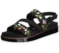 Tamaris 28153, Damen Durchgängies Plateau Sandalen, Schwarz (Black 001), 37 EU (4 Damen UK)