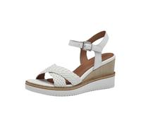 Tamaris Sandalette 1-28351-44-100 Keilsabsatz Weiß Damen Größe 40 EU