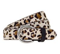 Tamaris 30mm Fur Leather Belt W95 Beige - Multicolor