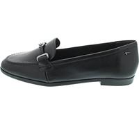 Tamaris Damen Klassische Ballerinas, Frauen Flats,Comfort Lining,TOUCHit-Fußbett,Slip-ons,klassisch elegant,Ballerinen,Black Leather,38 EU