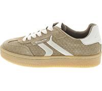Tamaris Damen Sneaker Low Leder, beige, 39 EU
