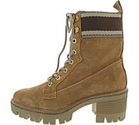Tamaris »KATALINA« Schnürstiefelette mit gepolstertem Schaftrand, camelfarben