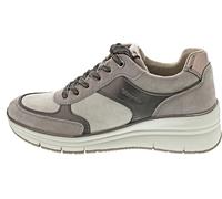 Tamaris Damen-Schnürhalbschuh Taupe-Beige-Grau 41