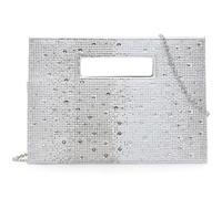 Tamaris Amalia Rhinestone Clutch Silver