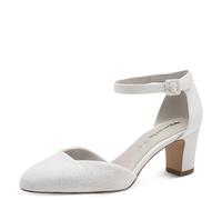 Tamaris Anti Slide, AntiShokk, TouchIT Damen Riemchenpumps, weiß, 42 EU