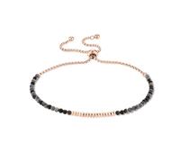 Tamaris Armband für Damen mit Zugbandverschluss, Beads mit Stoffarmband I wasserfest I Armschmuck für Damen