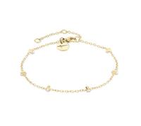 Tamaris Armband TJ-0563-B-21 mit Glasstein, Tiny Tubes, IP Gold – Damen