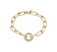 Tamaris Damen Armband TJ-0676-B-21 aus Edelstahl in IP Gold