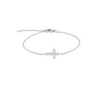 Tamaris Bracelet - Elegantes Armband aus poliertem Edelstahl - Silber - Ankerkette verstellbar bis 21 cm - wasserfest & hautfreundlich