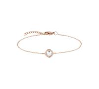 Tamaris Bracelet - Elegantes Armband aus poliertem Edelstahl - IP Roségold - Ankerkette verstellbar bis 21 cm - wasserfest & hautfreundlich
