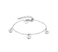 Tamaris Armschmuck für Damen, Armband aus Edelstahl mit Plättchen Anhänger, wasserfest