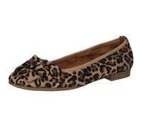 Tamaris Damen-Ballerina LEOPARD braun Größe 36