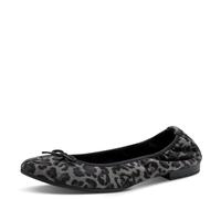 Tamaris Damen Ballerina Leder grau 40