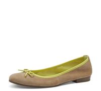 Tamaris Ballerina 1-22166-44 445 Damen Frauen Schuhe Leder M2216644 Tan Comb, Schuhgröße:37 EU