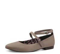 Tamaris Ballerina Damen Vegan Elegant beige,EU 38