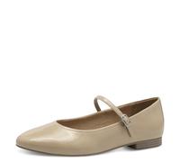 Tamaris Da.-Ballerina für Damen, beige, Gr. 42 EU