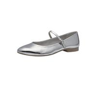 Tamaris Damen-Ballerina Elegant Vegan Metallic Größe 36