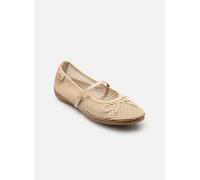 Tamaris Ballerina M2210346 Damen flach mit Riemchen Beige Größe 39