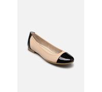 Tamaris Damen Klassische Ballerinas, Frauen Flats,TOUCHit-Fußbett,Sommerschuhe,Slipper,Ballerina-Schuhe,Ballett-Schuhe,flach,Nude Comb,37 EU