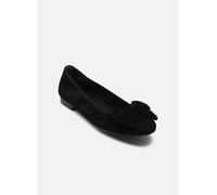 Tamaris Damen Ballerina 622 Leder flach schwarz Größe 38 EU