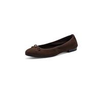 Tamaris Damen Ballerinas Leder, braun, 37 EU