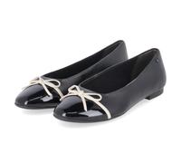 Tamaris Ballerinas - Gr. 36 - Schwarz - Leder und Synthetik