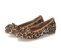 Tamaris Damen Ballerina Leder flach, braun, 37 EU