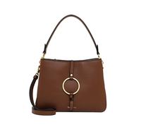 Beuteltasche TAMARIS "Beutel TAS Maischa", Damen, Gr. B/H/T: 30cm x 24cm x 6cm 0, braun (cognac 700), Polyester, Taschen Beuteltasche (46151040-0) cognac 700