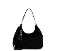 Beuteltasche TAMARIS "Beutel TAS Mareike", Damen, Gr. B/H/T: 34cm x 30cm x 12cm 0, schwarz (schwarz 100), Polyester, Taschen Beuteltasche (98672055-0) schwarz 100
