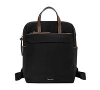 Rucksack TAMARIS "Rucksack TAS Margitta", Damen, Gr. B/H/T: 26cm x 35cm x 13cm, schwarz (schwarz 100), Polyurethane, Rucksäcke Rucksack (14068763-0) schwarz 100