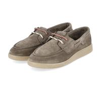 Tamaris Bootsschuhe - Gr. 40 - Grün - Rauleder