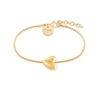 Tamaris Bracelet - Elegantes Armband aus poliertem Edelstahl - IP Gold - Schlangenkette verstellbar bis 21 cm - wasserfest & hautfreundlich