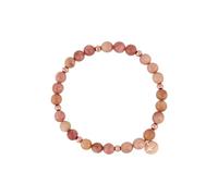 Armband TAMARIS "Schmuck Geschenk Edelstahl Armkette", roségoldfarben, rosa, rosa, Armbänder, Damen, 18cm, Edelstahl, Armband, mit verschiedenen Farbsteinen oder Glasperlen (36847436-0) roségoldfarben