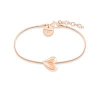 Tamaris Bracelet - Elegantes Armband aus poliertem Edelstahl - IP Roségold - Schlangenkette verstellbar bis 21 cm - wasserfest & hautfreundlich