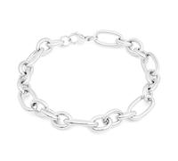 Tamaris Bracelet - Elegantes Armband aus poliertem Edelstahl - Silber - Gliederkette verstellbar bis 21 cm - wasserfest & hautfreundlich