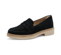 Tamaris Comfort Damen Slipper aus Leder Elegant, Blau (Navy Nubuk), 41 EU