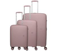 Travelite Tamaris Hartschalenkoffer VOYAAGE 3-TLG. Koffer Set, S/M/L, Polypropylen, TSA-Schloss, 4 Doppelrollen, Reisekoffer Set